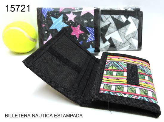 Imagen de BILLETERA NAUTICA ESTAMPADA 10.25